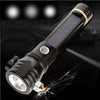Outdoor Safety Hammer Solar Power Flashlight