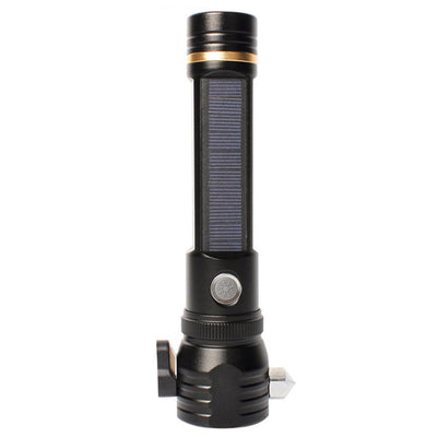 Outdoor Safety Hammer Solar Power Flashlight