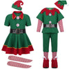 Green Elf Christmas Costume For Xmas Party Dress